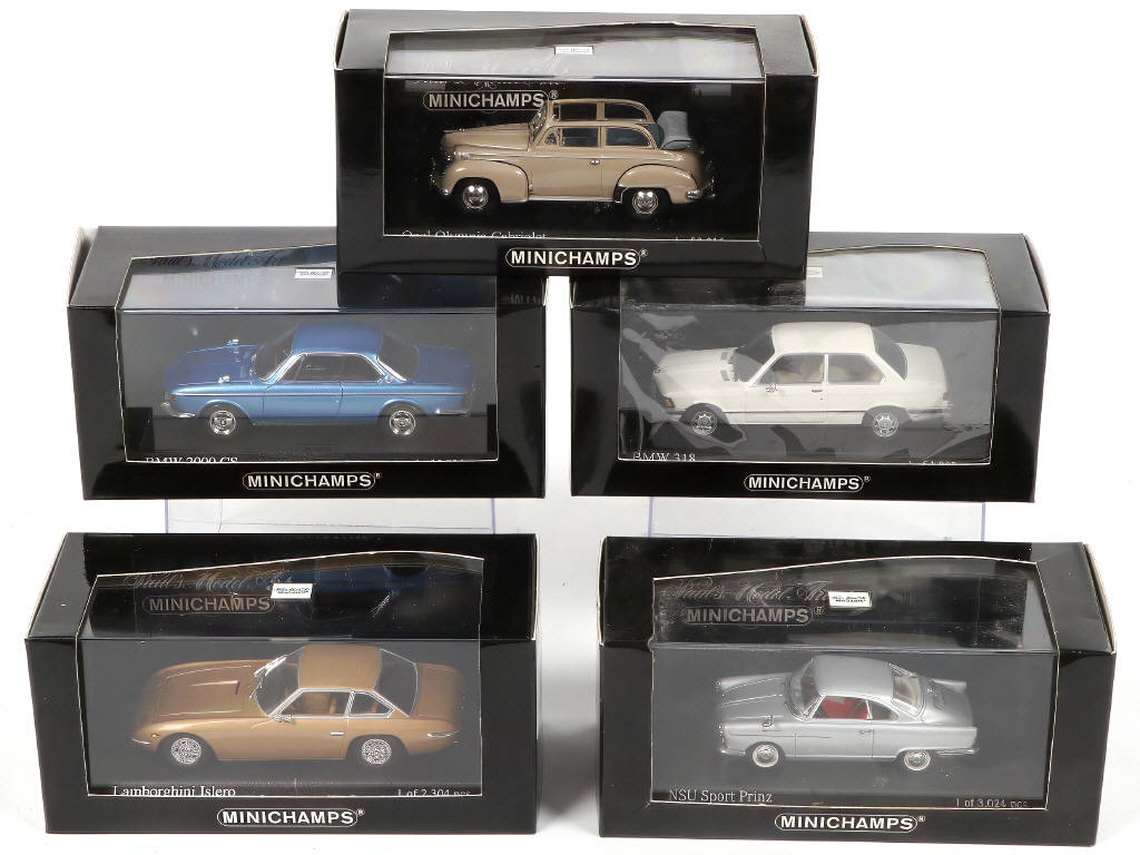Lot 117 - MINICHAMPS (ALLEMAGNE) (5)