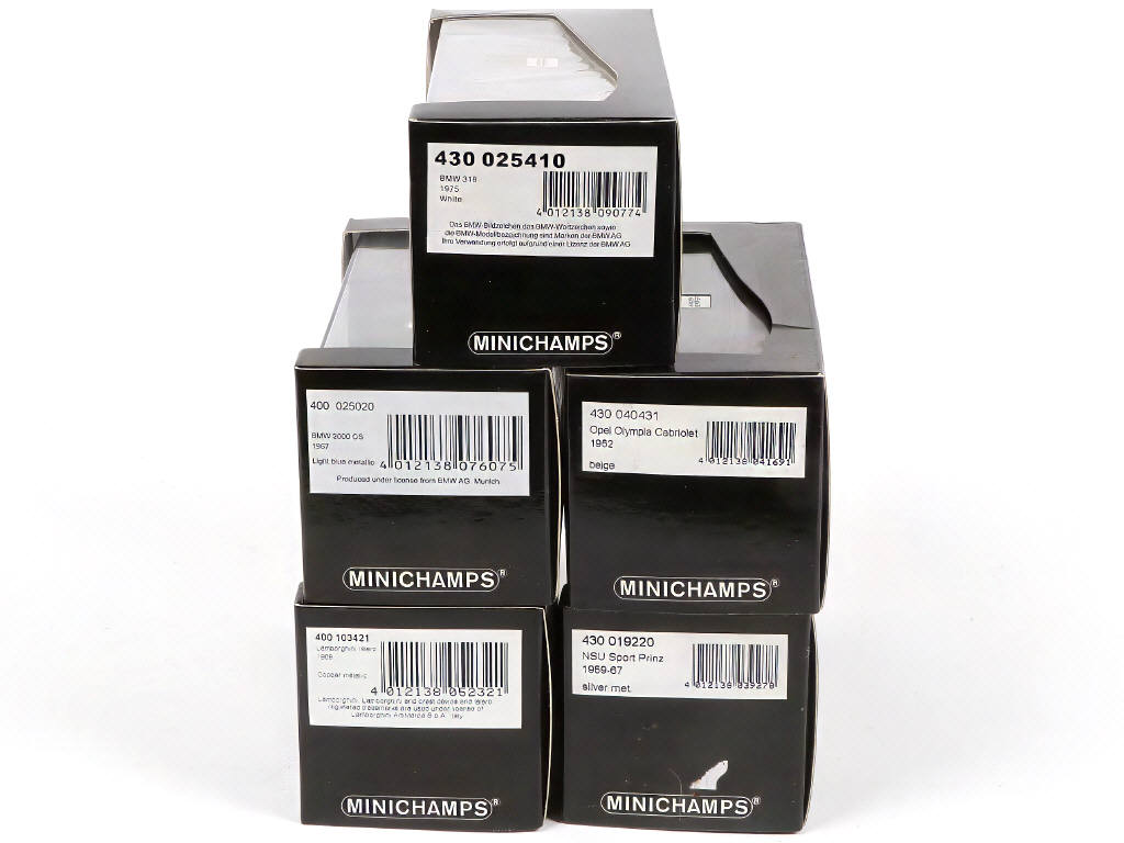 Lot 117 - MINICHAMPS (ALLEMAGNE) (5)
