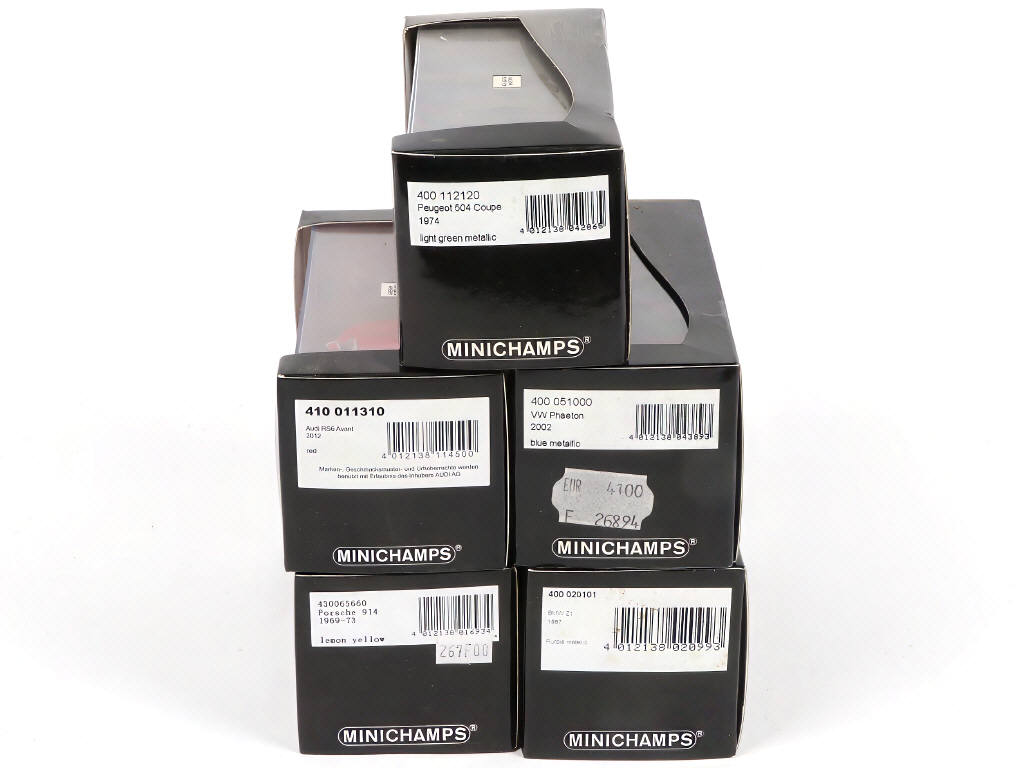 Lot 119 - MINICHAMPS (ALLEMAGNE) (5)
