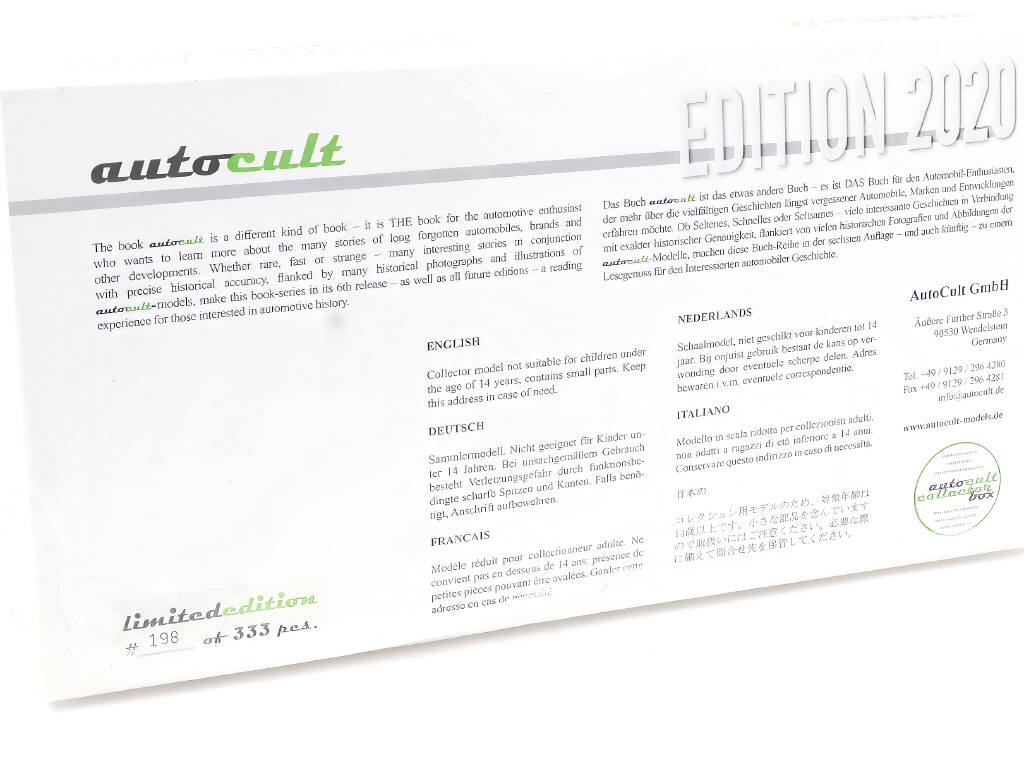 Lot 127 - AUTOCULT (ALLEMAGNE) (1)