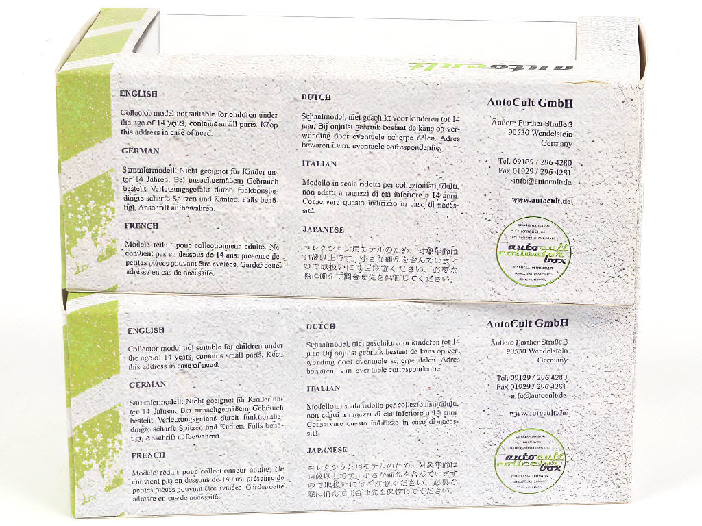 Lot 135 - AUTOCULT (ALLEMAGNE) (2)