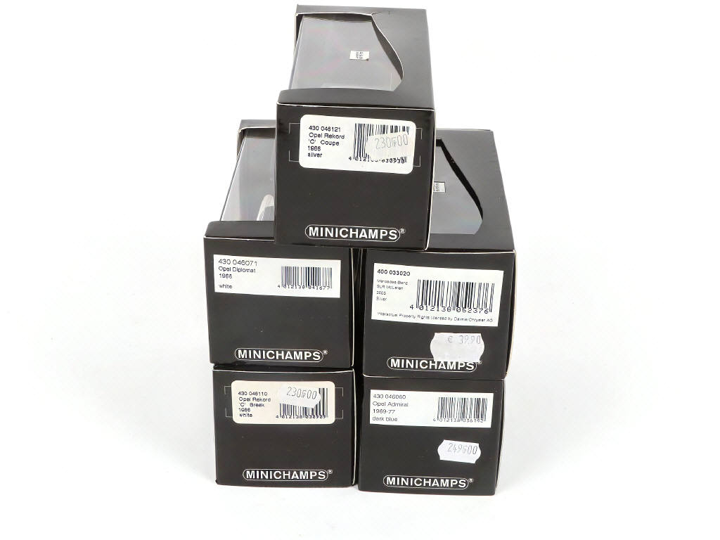Lot 170 - MINICHAMPS (ALLEMAGNE) (5)