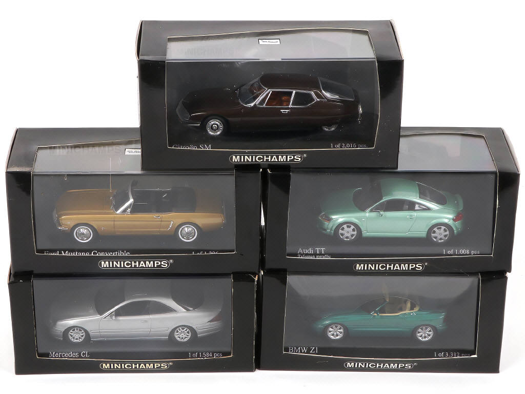 Lot 129 - MINICHAMPS (ALLEMAGNE) (5)