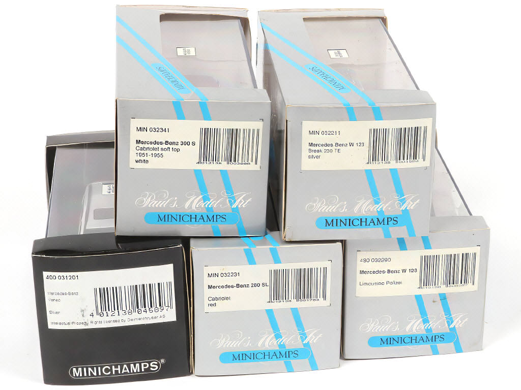 Lot 121 - MINICHAMPS (ALLEMAGNE) (5)