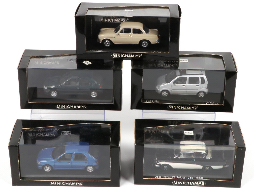 Lot 86 - MINICHAMPS (ALLEMAGNE) (5)