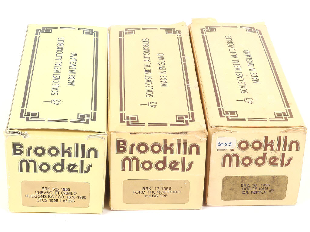 Lot 143 - BROOKLIN MODELS (GB) (3)