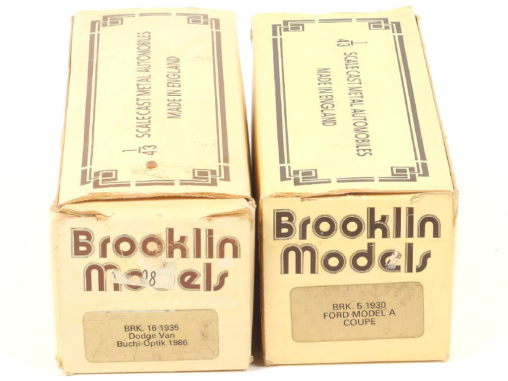 Lot 141 - BROOKLIN MODELS (GB) (2)