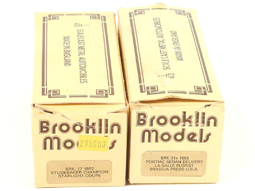Lot 139 - BROOKLIN MODELS (GB) (2)
