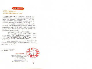 Lot 244 - MINIALUXE (FRANCE) (2)