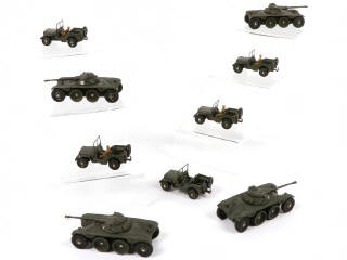 Lot 272 - DINKY TOYS (FRANCE) (9)