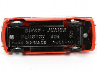 Lot 66 - DINKY TOYS (FRANCE) Série JUNIOR (1)