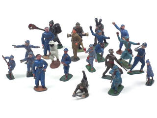 Lot 270 - FIGURINES en plomb creux (20)