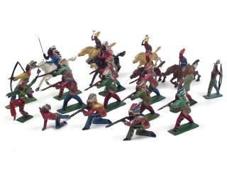 Lot 272 - FIGURINES en plomb creux (20)
