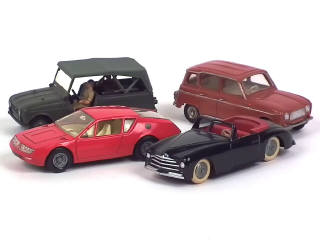 Lot 708 - DINKY TOYS (FRANCE) (4)
