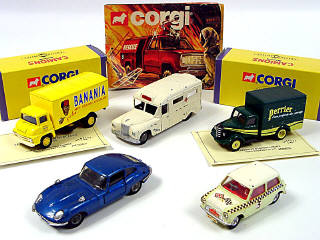 Lot 577 - CORGI TOYS & BUDGIE MODELS (6)