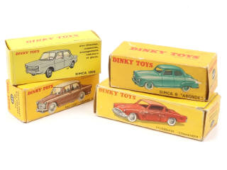 Lot 384 - DINKY TOYS (FRANCE) (4)