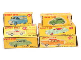 Lot 166 - DINKY TOYS (GB) (6)