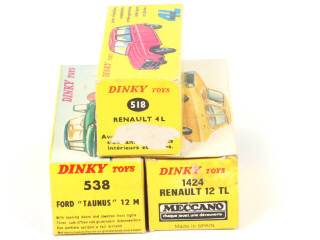 Lot 405 - DINKY TOYS (FRANCE) (3)
