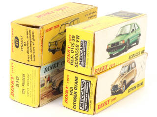 Lot 442 - DINKY TOYS (FRANCE) (4)