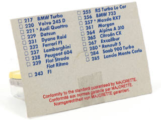 Lot 54 - MAJORETTE (FRANCE) (1)