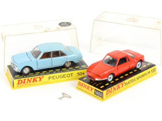 Lot 458 - DINKY TOYS (FRANCE) (2)