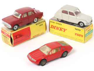 Lot 455 - DINKY TOYS (FRANCE) (3)