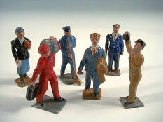 FIGURINES avant guerre en plomb creux (FRANCE) (6)