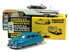 TIN WIZARD & AMERICAN AUTOMOBILE MINIATURES (2)